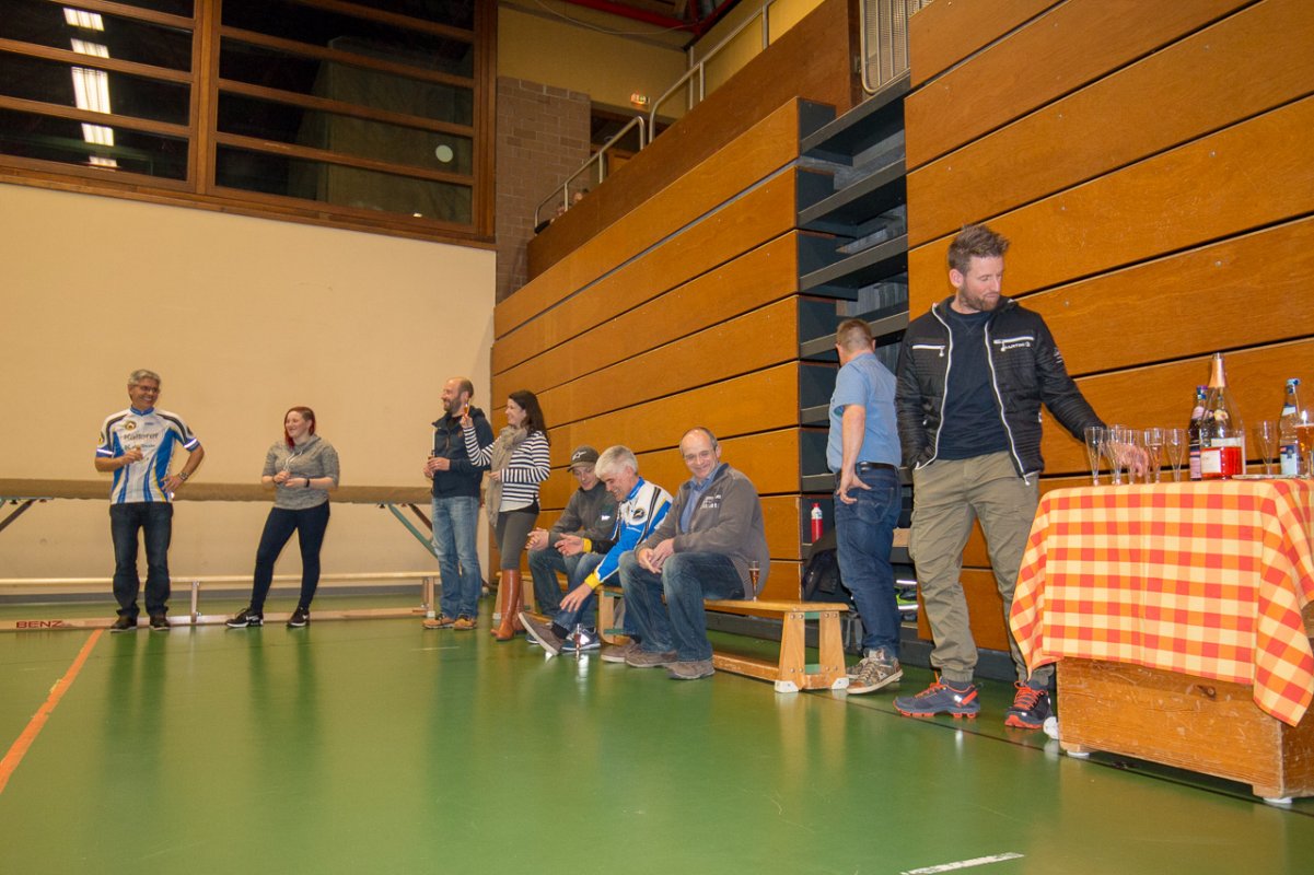 2018 Sponsorentreffen beim Hallentraining